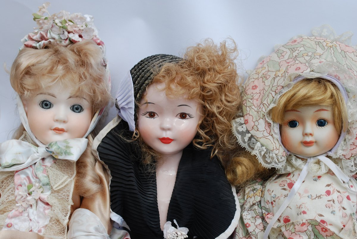 Antique Porcelain Dolls