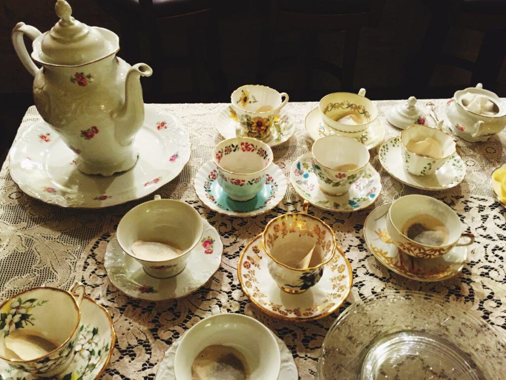 Tea Cups on Table