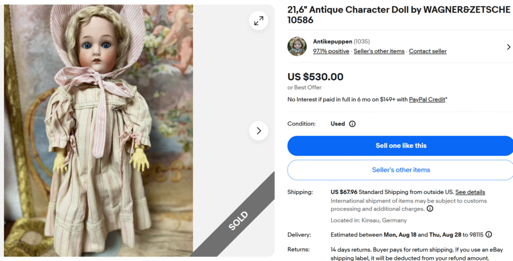 Wagner & Zetsche Character Doll (10586)
