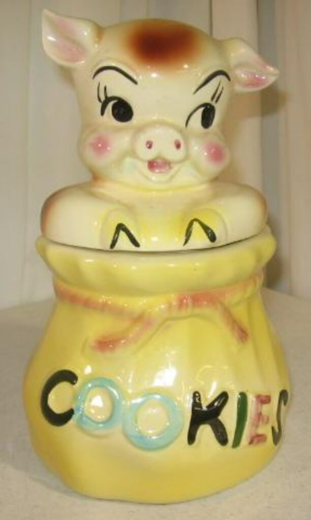 Rare Antique Cookie Jar