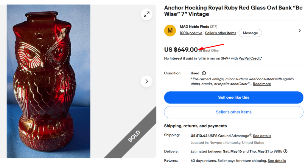 Anchor Hocking Ruby Red Glassware