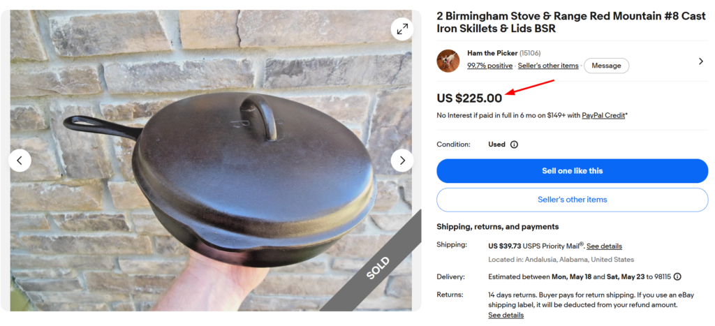 BSR Red Mountain Series Skillets