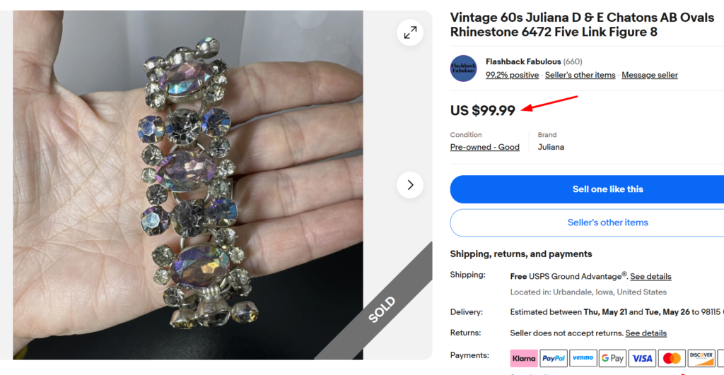 Juliana (D&E) five-link bracelet