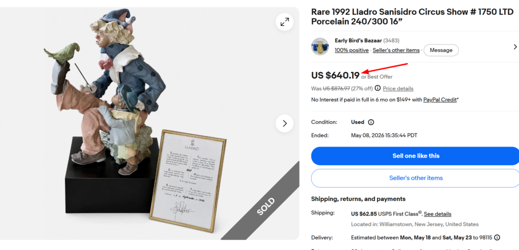 Lladro Circus Show Figurine