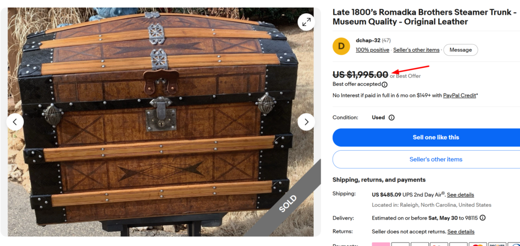 Romadka Brothers Trunk