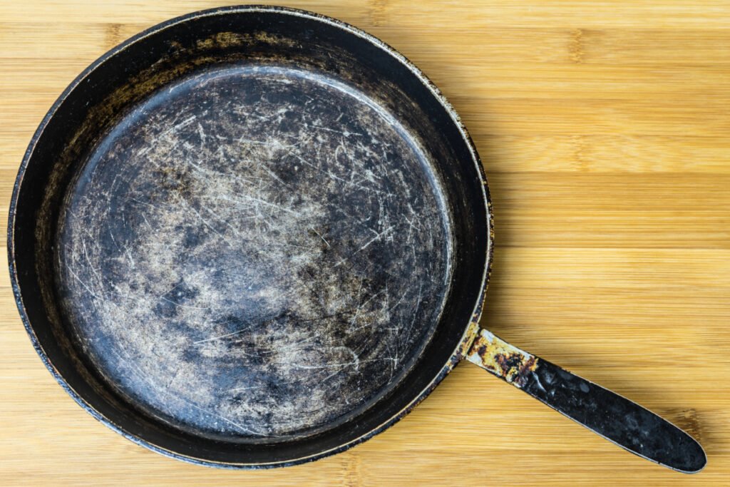 Rusty Cast Iron Skillet