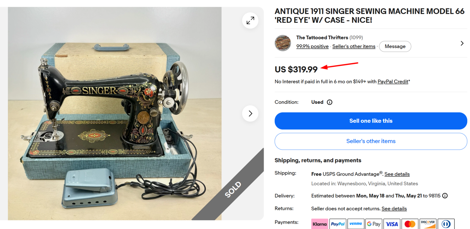 Antique Singer Sewing Machine Value Guide (With Model, Year & Condition)