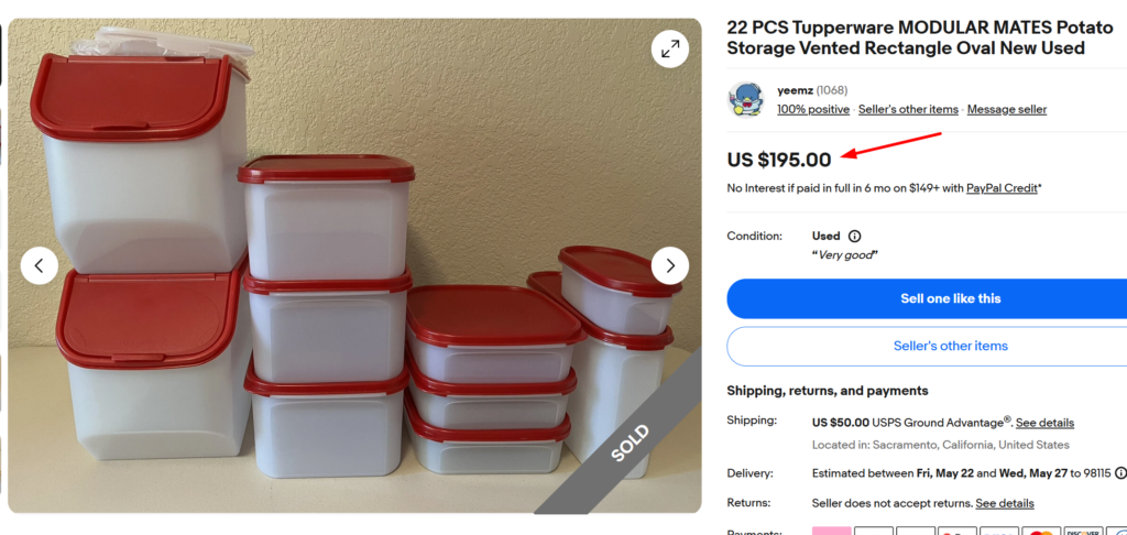 Tupperware Modular Mates Set