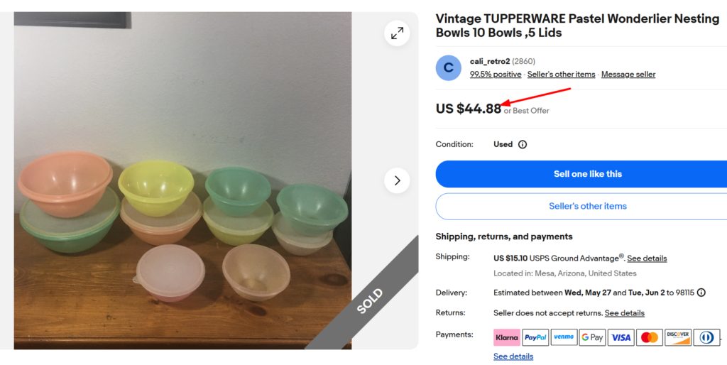 Tupperware Wonderlier Bowls