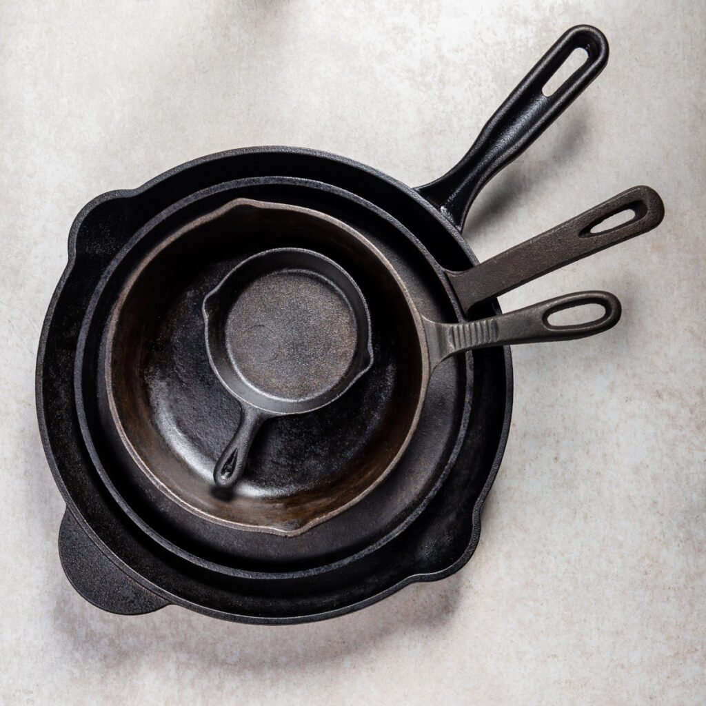 Vintage Cast Iron Skillets