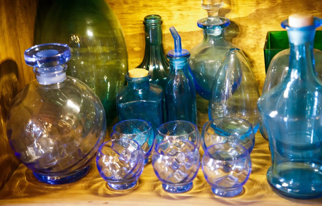 Vintage Colored Glassware