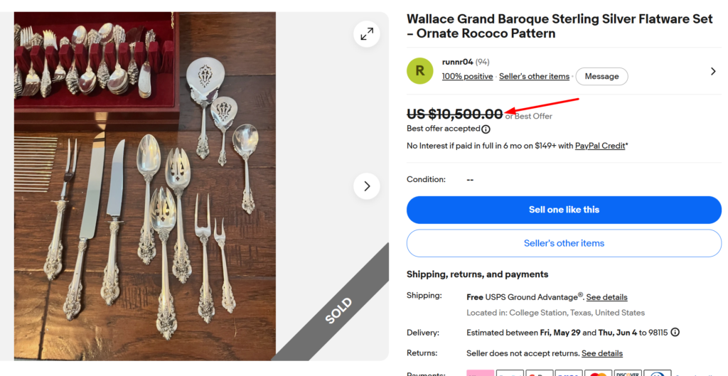 Wallace Grande Baroque Flatware Set