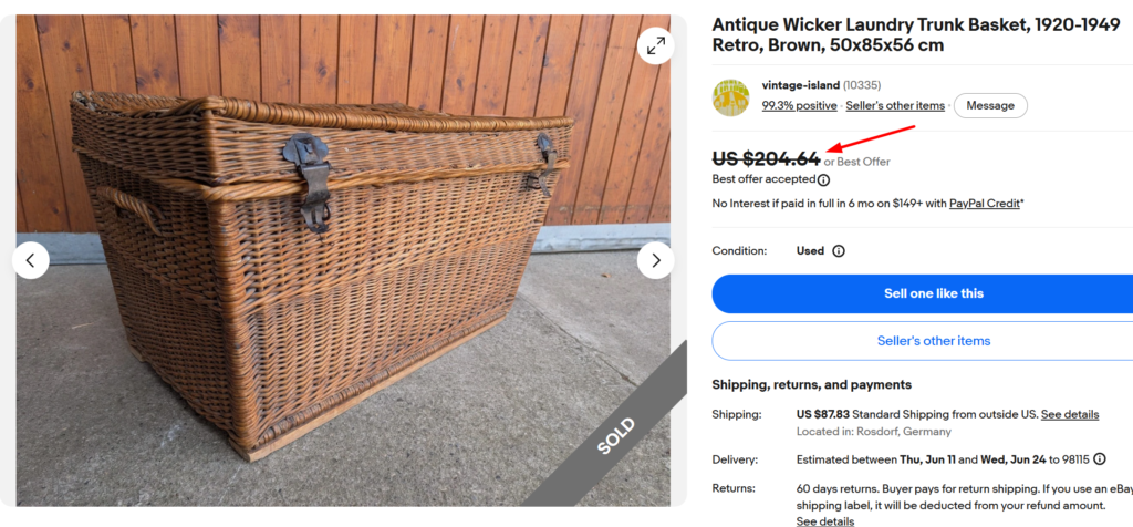 Wicker Trunk