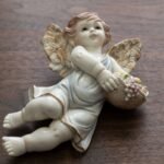 Antique Porcelain Angel Figurine