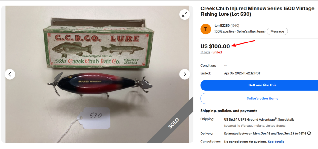 Creek Chub Injured Minnow 1500