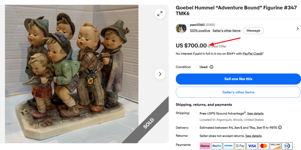 Hummel Adventure Bound Figurine