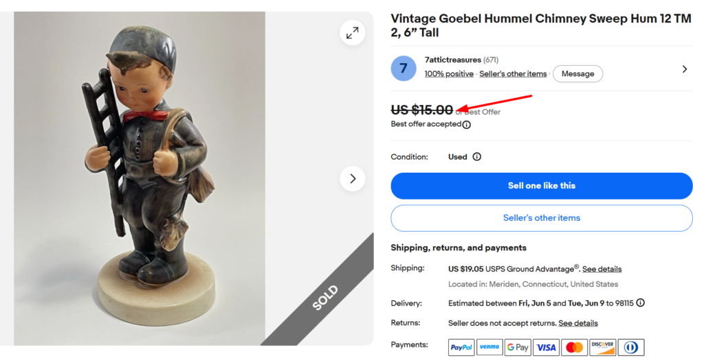 Hummel Chimney Sweep Figurine