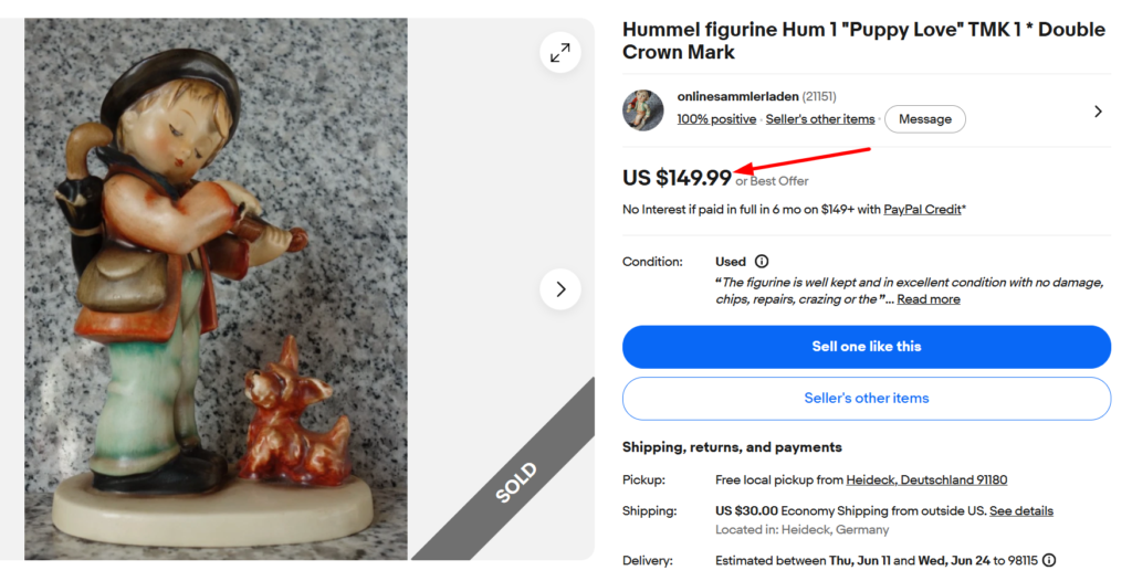 Hummel Puppy Love Figurine