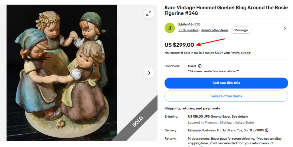 Hummel Ring Around the Rosie Figurine