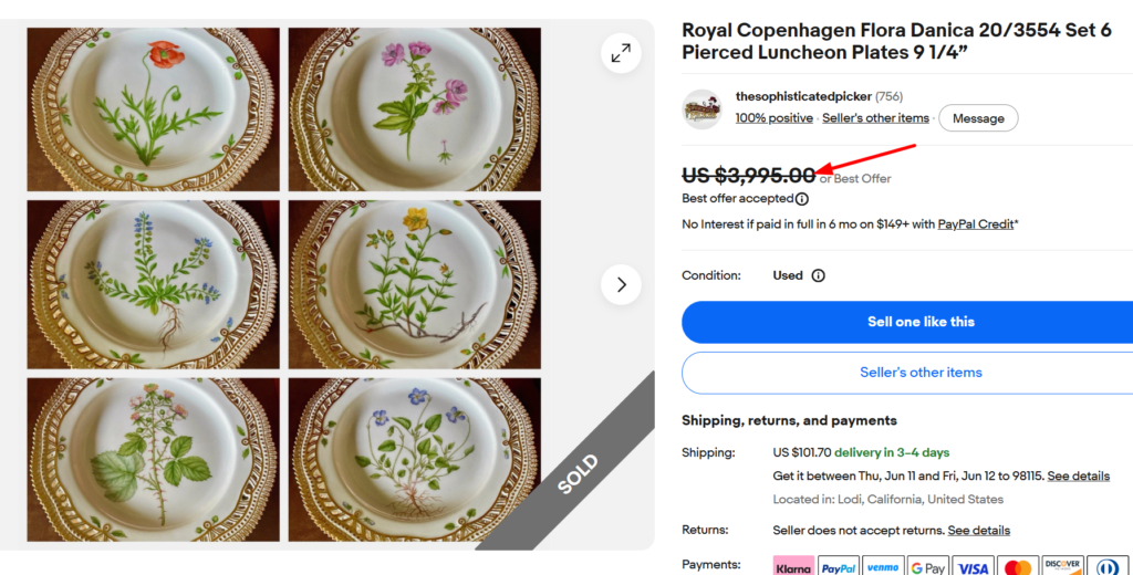 Royal Copenhagen Flora Danica