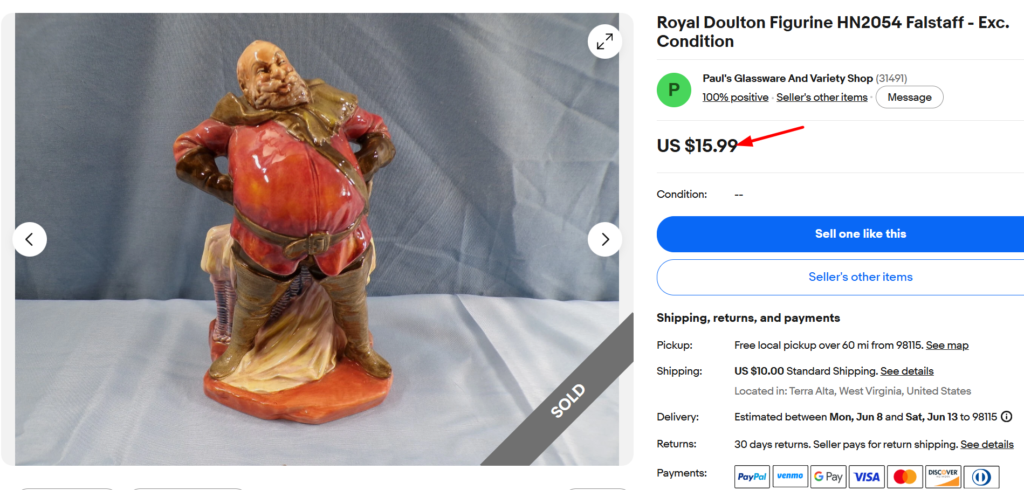 Royal Doulton Falstaff Figurine