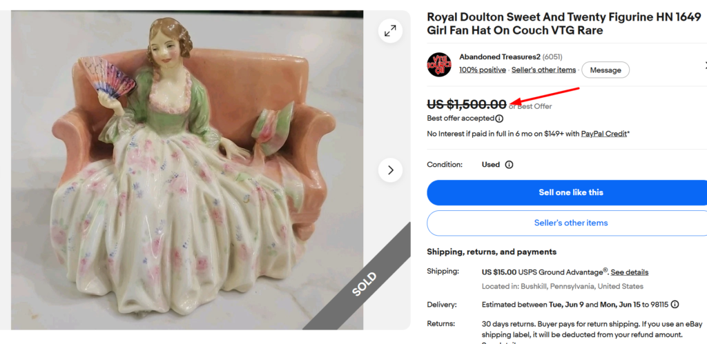 Royal Doulton Sweet and Twenty Figurine