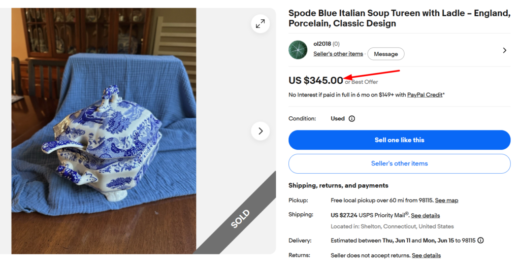 Spode Blue Italian
