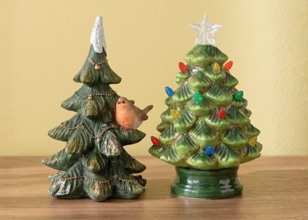 Vintage Ceramic Christmas Trees