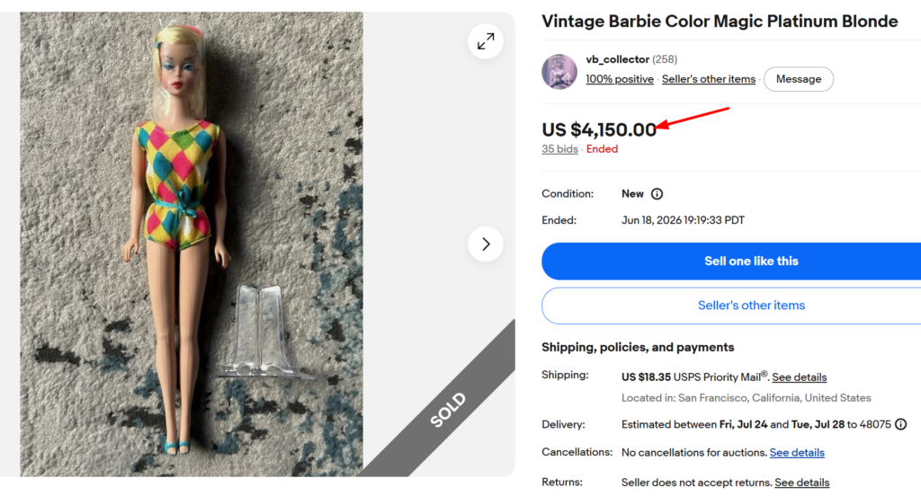 1966 Color Magic Barbie