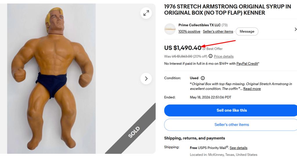 1976 Kenner Stretch Armstrong