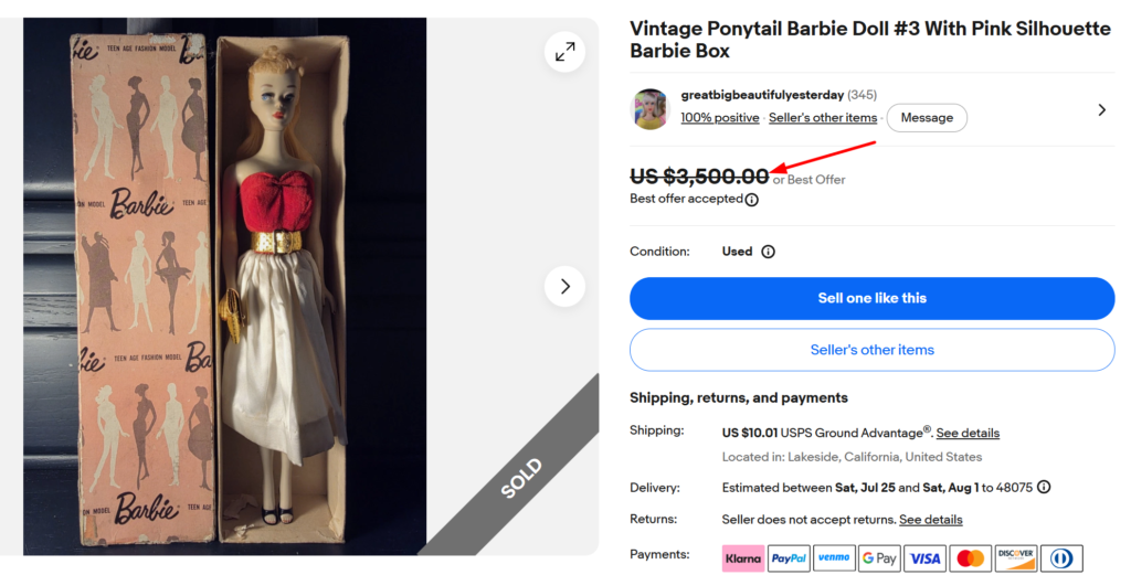 Barbie Ponytail #3 Barbie