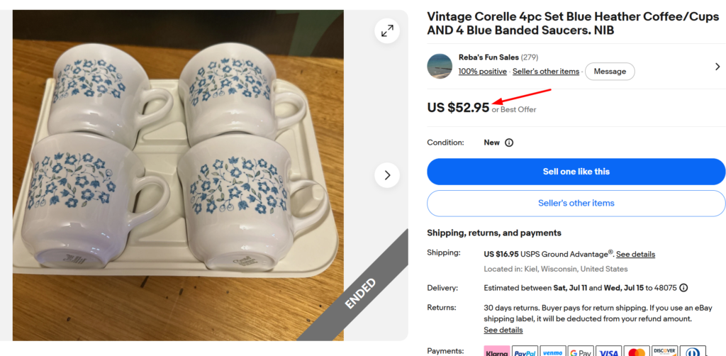 Corelle Blue Heather