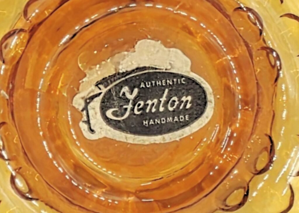 Fenton Glass Label