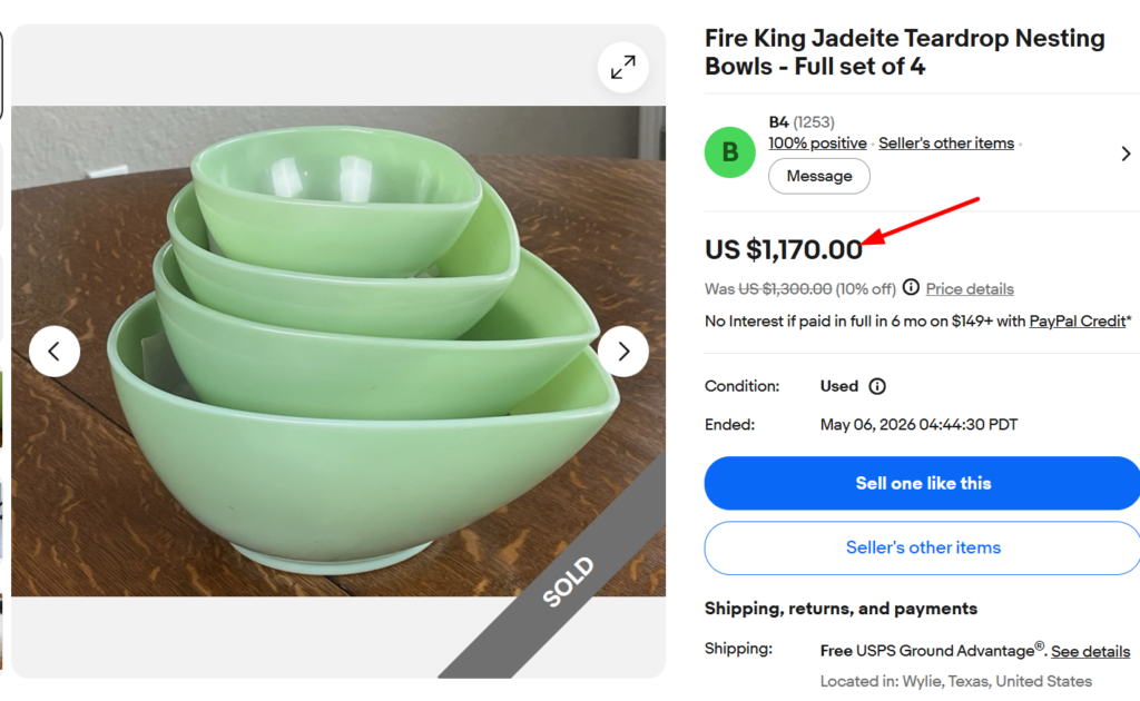 Fire-King Jadeite Dinnerware