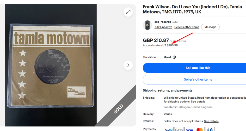 Frank Wilson Do I Love You Vinyl