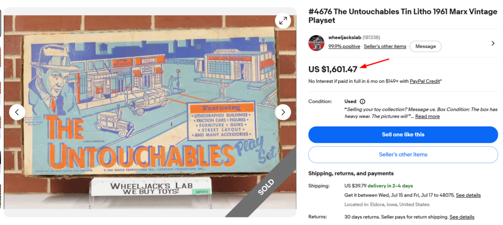 Marx Tin Litho Playsets