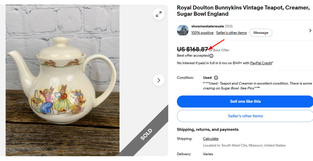 Royal Doulton Bunnykins Set