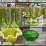 Vintage Green Glass