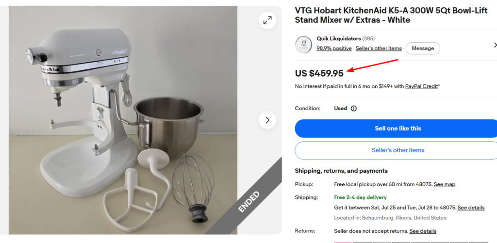 Vintage KitchenAid Stand Mixers