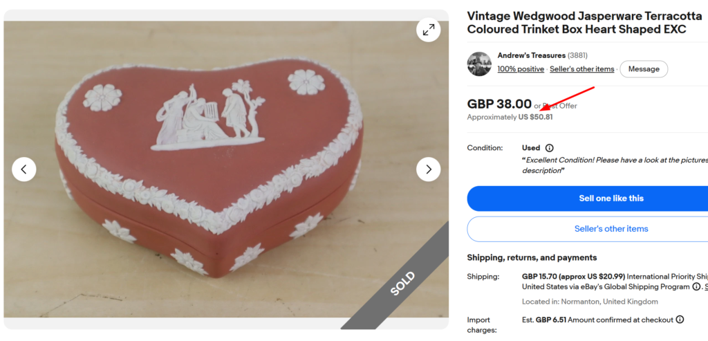 Wedgwood Jasperware Heart-Shaped Box