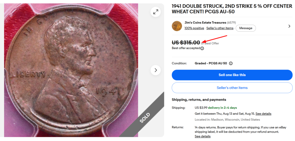 1941 Off-Center Strike Error
