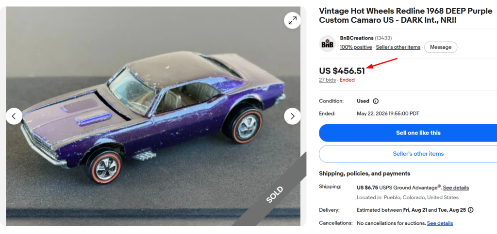 1968 Enamel Custom Camaro