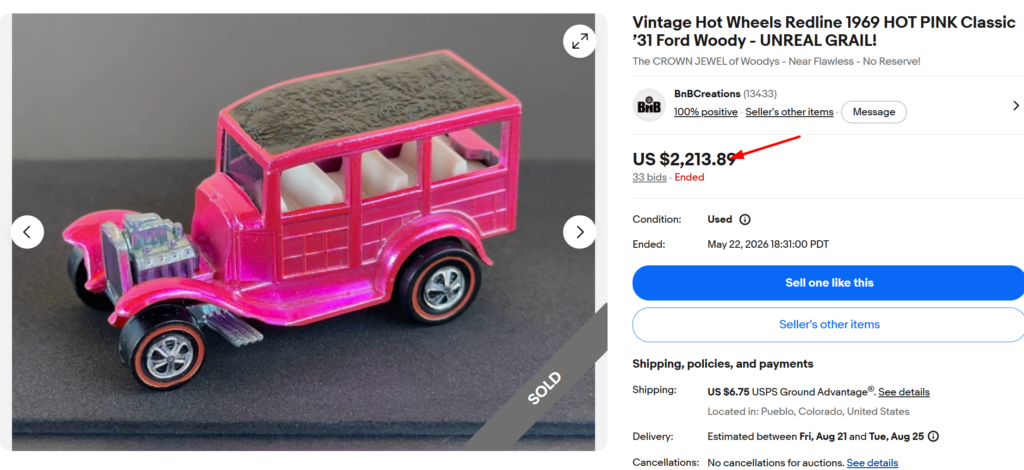 1969 Pink Ford Woody