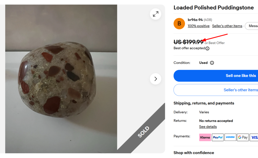 Pudding Stone Jasper Conglomerate