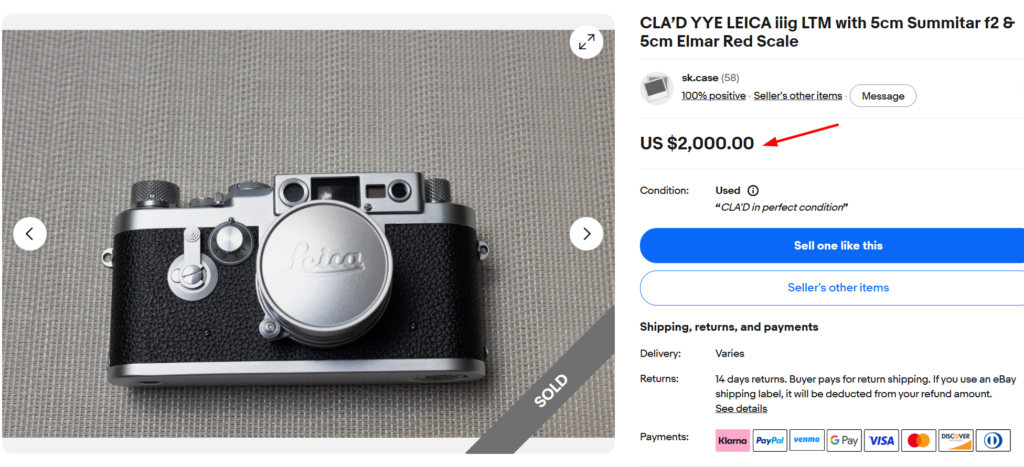 Leica IIIf and IIIg Screw-Mount