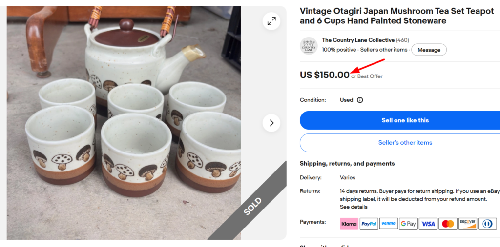 Stoneware Tea Cups