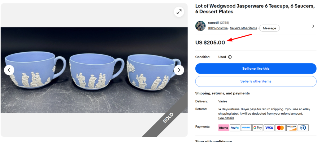 Wedgwood Jasperware Tea Cups