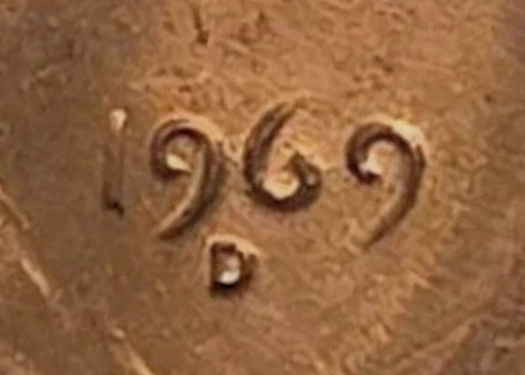 1969 D Mint Mark
