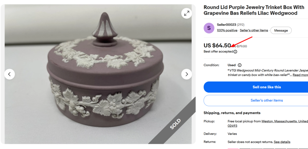 Wedgwood Jasperware Trinket Box